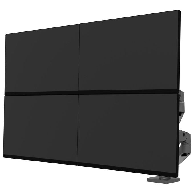 Ergotron LX Pro Supporto TV Scrivania, Grigio scuro, 27 pollici