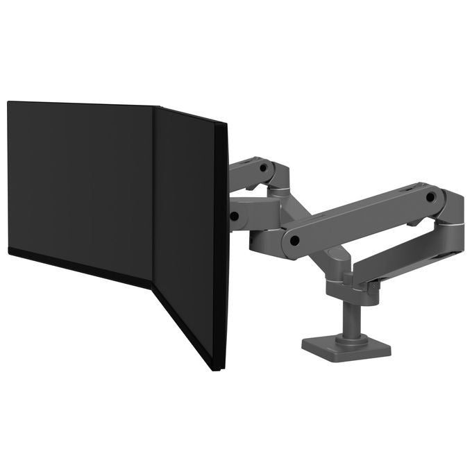 Ergotron LX Pro Supporto TV Scrivania, Grigio scuro, 27 pollici