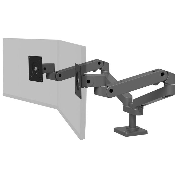 Ergotron LX Pro Supporto TV Scrivania, Grigio scuro, 27 pollici