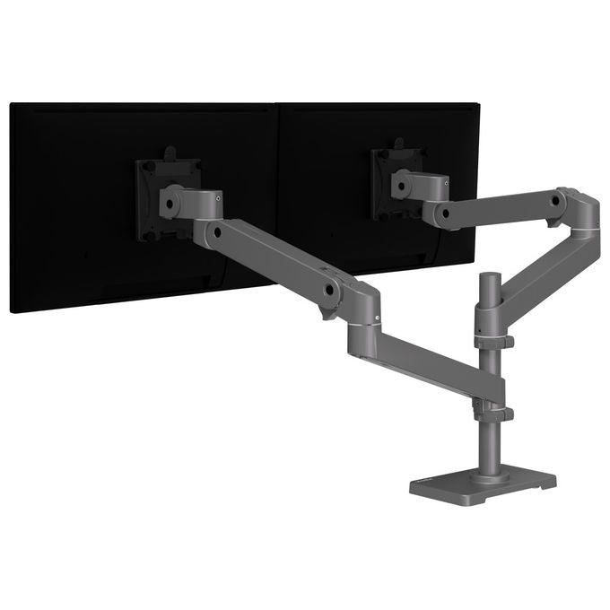 Ergotron LX Pro Supporto Monitor Scrivania 27'' Grigio Scuro