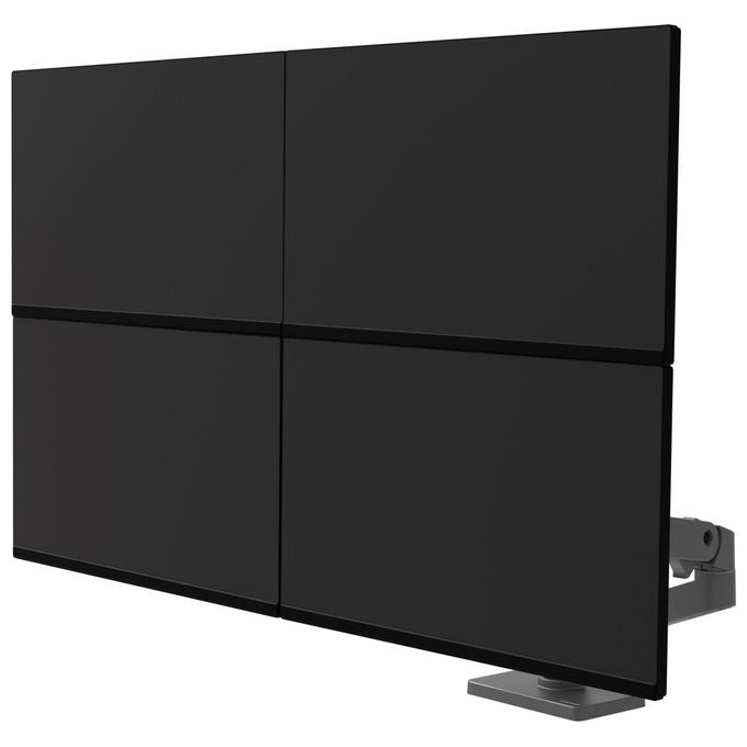 Ergotron LX Pro Supporto Monitor Scrivania 27'' Grigio Scuro