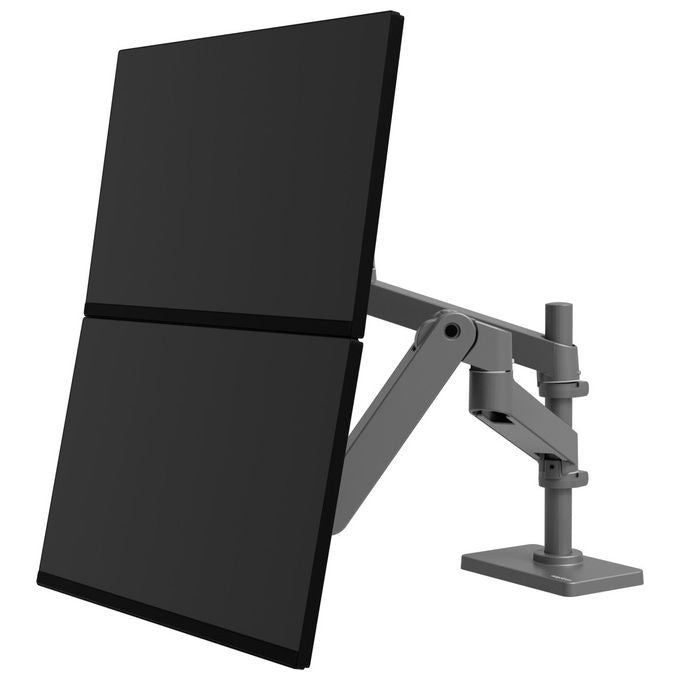 Ergotron LX Pro Supporto Monitor Scrivania 27'' Grigio Scuro