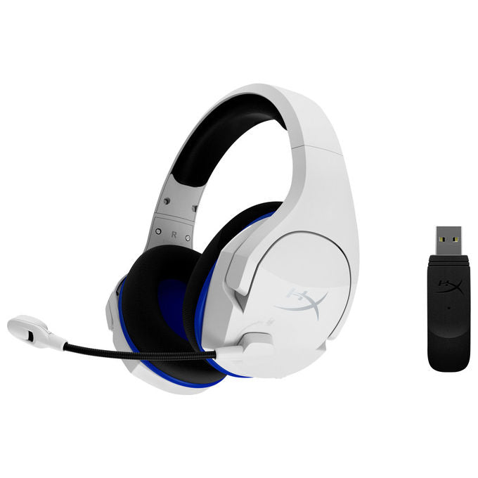 HyperX Cloud Stinger Core cuffie gaming wireless Bianco-blu PS5-PS4