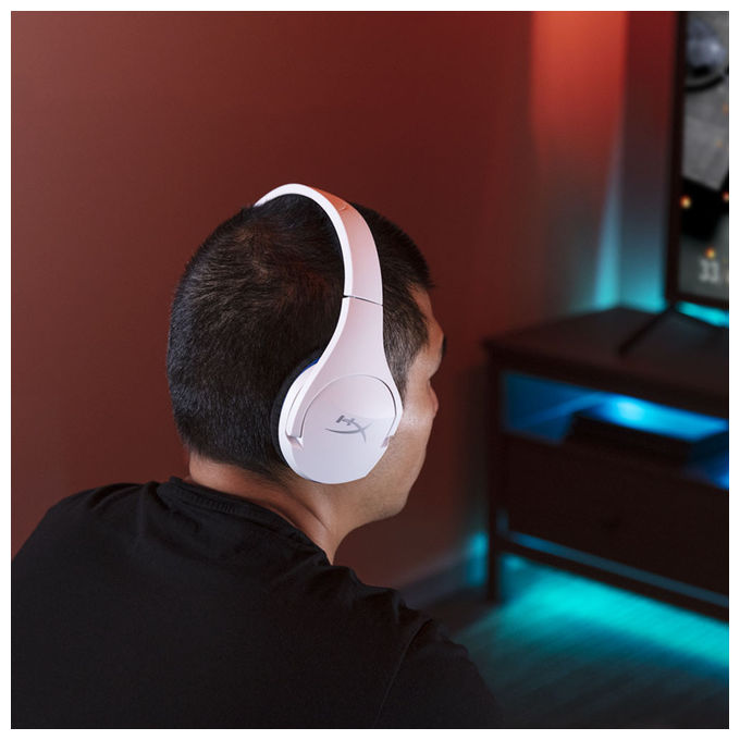 HyperX Cloud Stinger Core cuffie gaming wireless Bianco-blu PS5-PS4