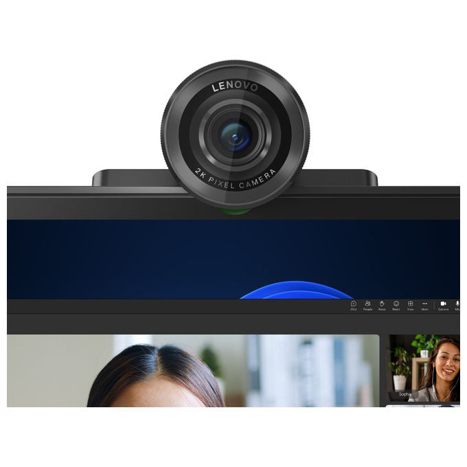 Lenovo Webcam 4XC1Q25245, 4MP, USB-C, Nero