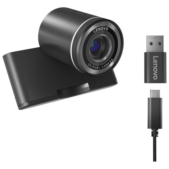 Lenovo Webcam 4XC1Q25245, 4MP, USB-C, Nero