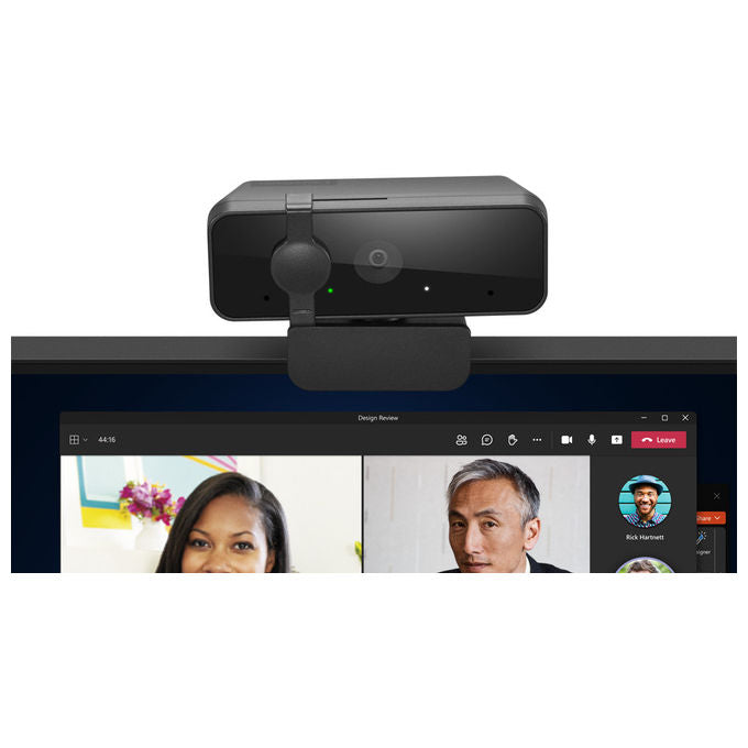 Lenovo Webcam Essential FHD Gen2, 1920x1080 Pixel, USB 2.0, Nero