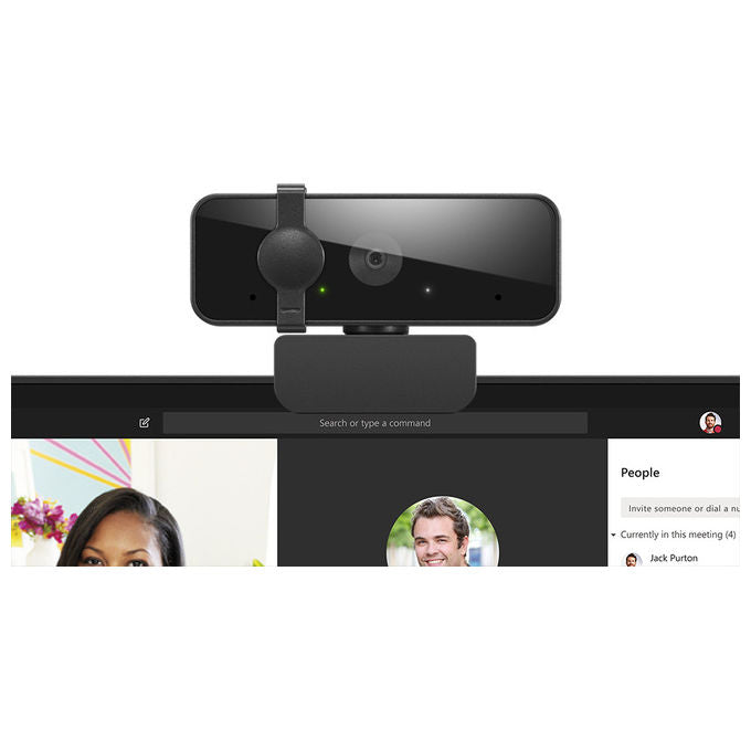 Lenovo Webcam Essential FHD Gen2, 1920x1080 Pixel, USB 2.0, Nero