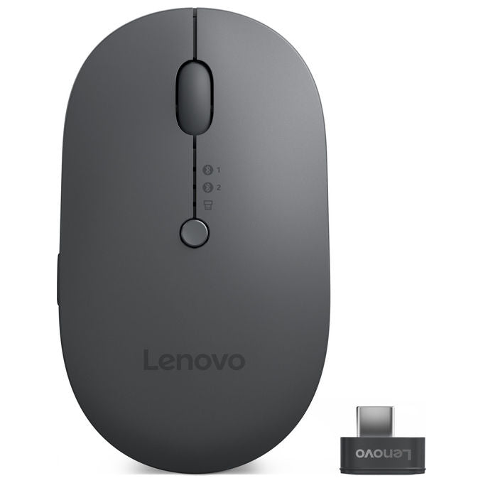 Lenovo Mouse Universale Ambidestro Bluetooth USB-C Ottico 2400 DPI