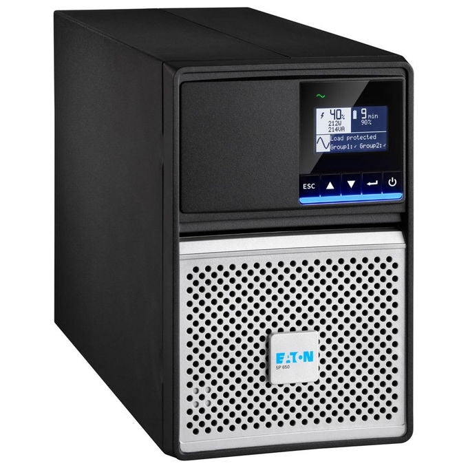Eaton Gruppo di Continuita' 5P Gen2, Line Interactive, 520W, Tower, Nero e Argento