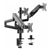 Equip Staffa Monitor Tripli 17-27 pollici da Scrivania Nero