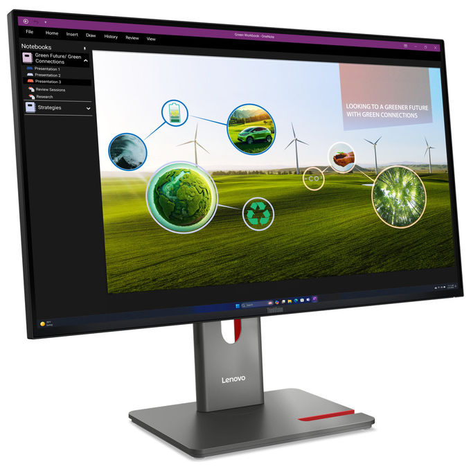 Lenovo ThinkVision P27Q-40 Monitor Led 27'' Quad HD Nero