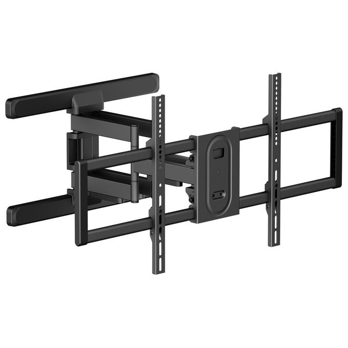 Equip Staffa TV Full Motion 43'' 100'' 2 Snodi VESA 800x400 Carico 60 Kg Gestione Cavi colore Nero