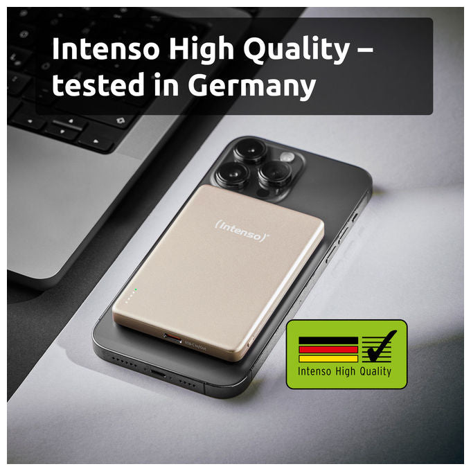 Intenso MW5000 Power Bank Magnetica Wireless Champagne