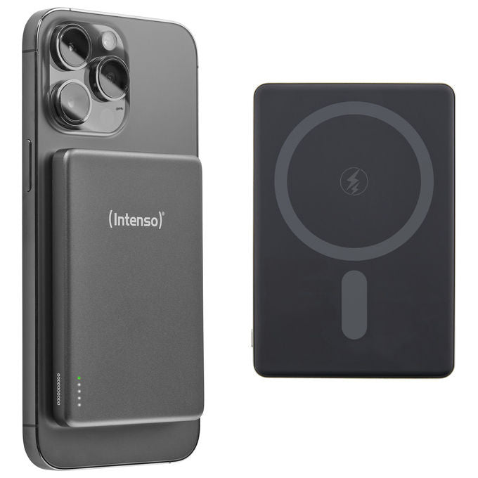 Intenso MW5000 Power Bank 5000 mAh Wireless MagSafe Grigio