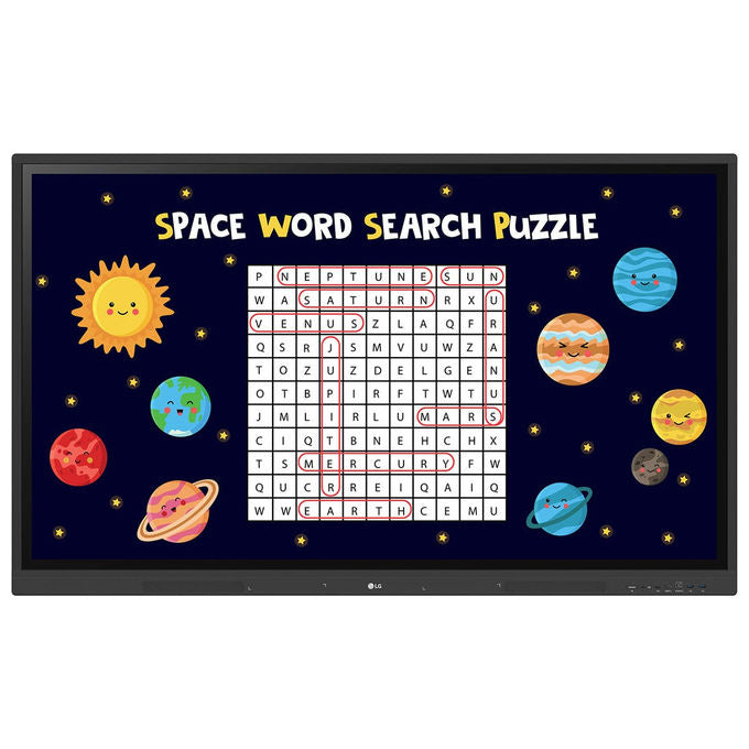 Lg CreateBoard Lavagna Interattiva 75'' 4K Ultra HD Touchscreen Nera