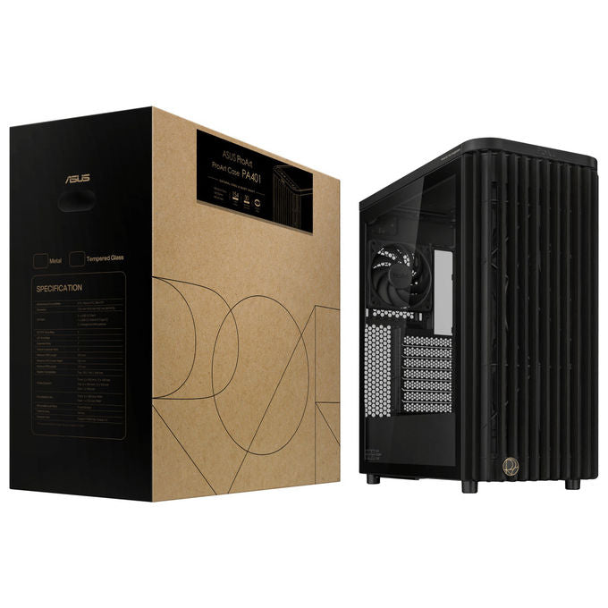 ASUS ProArt PA401 Tower Case Nero Vetro Temperato
