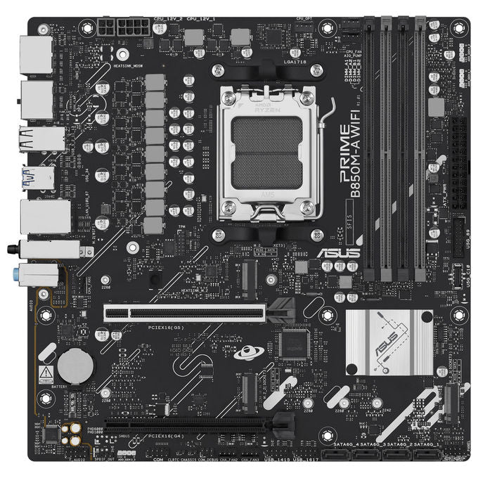 ASUS Prime B850M-A Wifi Scheda Madre Socket Am5 micro ATX