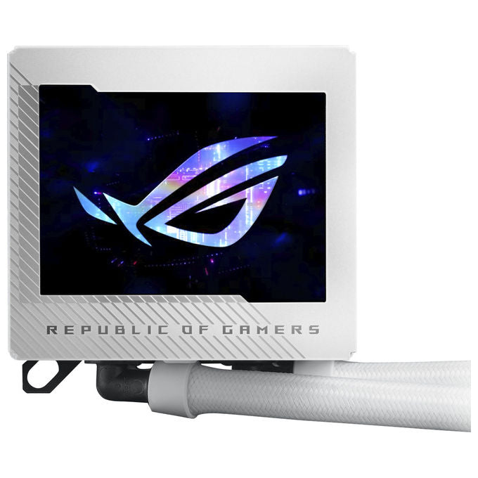 ASUS Rog Ryujin III 240 White Edition, raffreddatore a liquido argb