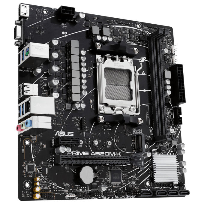 ASUS Prime A620M-K Scheda Madre micro ATX Socket AM5
