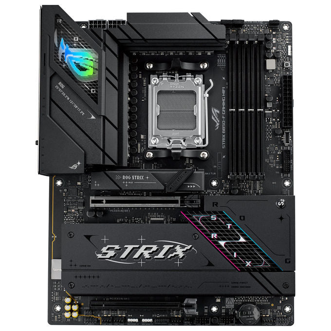 Asus ROG STRIX B850-F GAMING WIFI Scheda Madre ATX Socket AM5 DDR5 4x M.2 PCIe 5.0 Wi-Fi 7 Bluetooth 5.4 2.5Gb Ethernet colore Nero