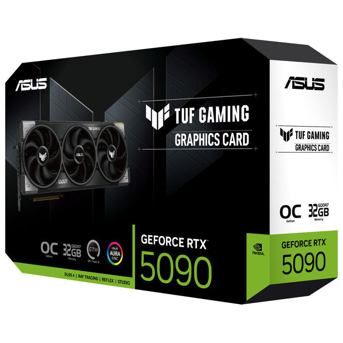 Asus TUF-RTX5090-O32G-GAMING TUF Gaming Scheda Grafica NVIDIA GeForce RTX 5090 32 GB GDDR7 512 bit PCIe 5.0 2550 MHz DLSS 4 colore Nero