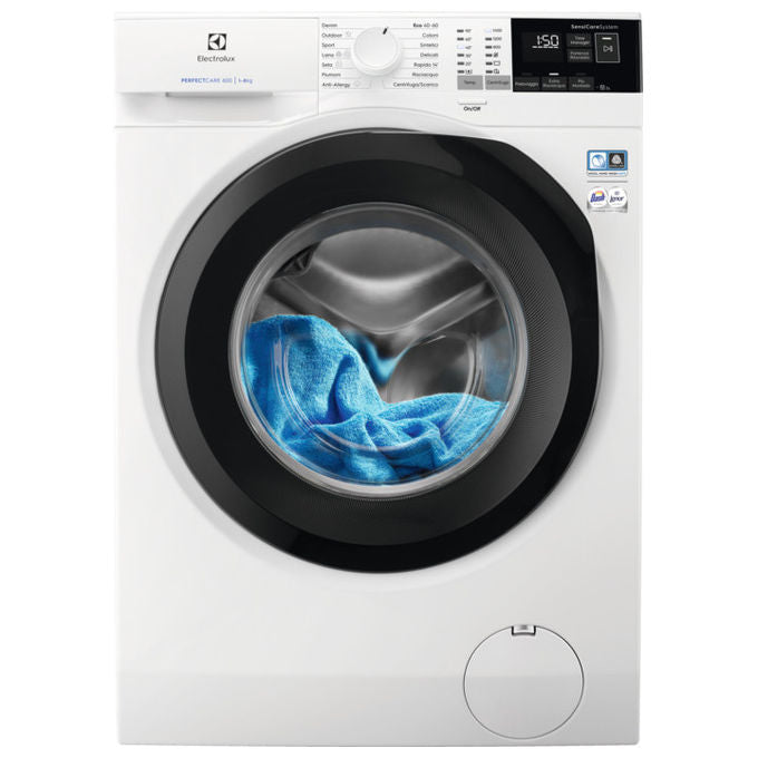 Electrolux EW6F484S Lavatrice Caricamento Frontale 8 kg 1351 giri-min Bianco
