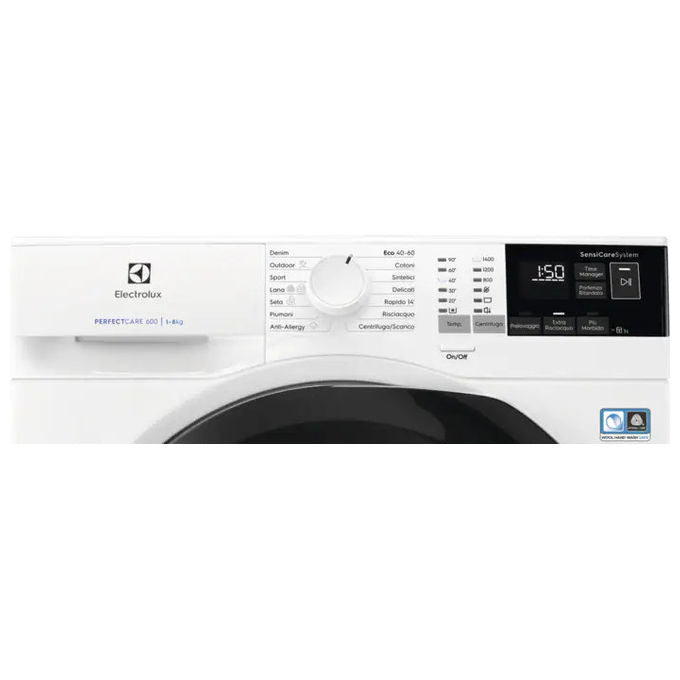 Electrolux EW6F484S Lavatrice Caricamento Frontale 8 kg 1351 giri-min Bianco
