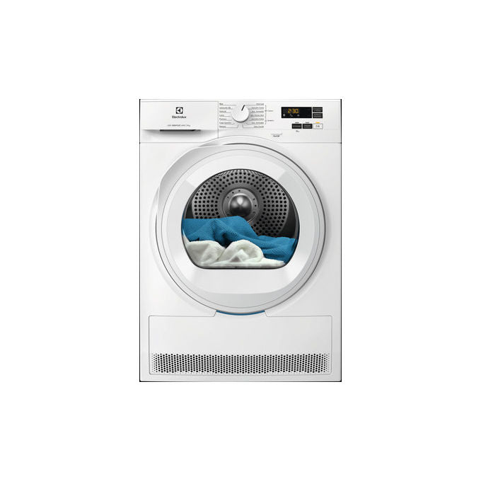 Electrolux EW6HA19G Serie 600 GentleCare Asciugatrice Pompa di Calore 9 Kg Classe C 64 dB SensiCare EasyClean (85x60x64 cm) colore Bianco