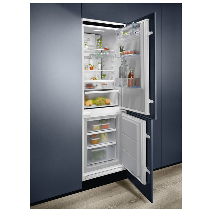 Electrolux LNT6ME18S Frigorifero da incasso Frigocongelatore TwinTech Total No Frost 177 cm 249L Classe E 37 dB colore Bianco