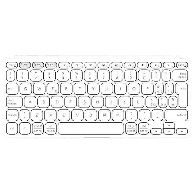 Logitech Keys-To-Go 2 Tastiera Bluetooth QWERTY Italiano Bianco