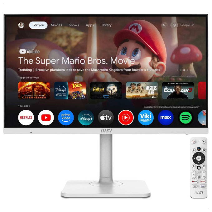 MSI Modern Md272upsw Monitor Smart 27'' 4k Uhd Google Tv