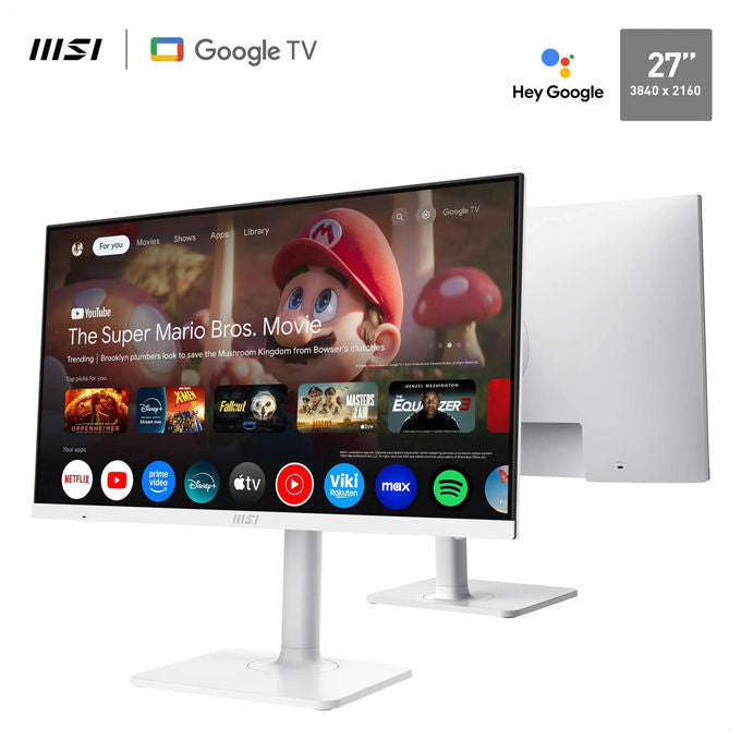 MSI Modern Md272upsw Monitor Smart 27'' 4k Uhd Google Tv