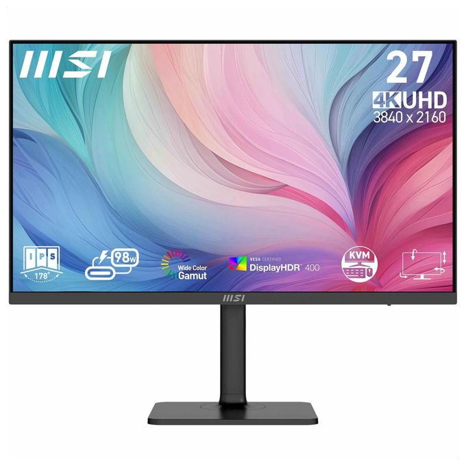 MSI Monitor Led Modern MD272UPHG, 27 pollici Uhd 4k Per Ufficio