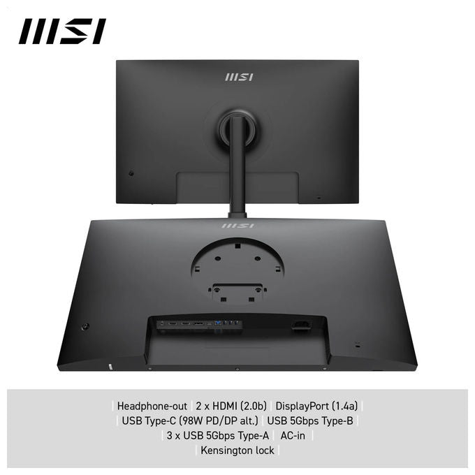 MSI Monitor Led Modern MD272UPHG, 27 pollici Uhd 4k Per Ufficio