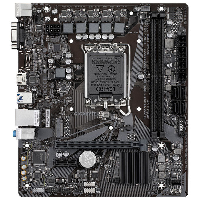 Gigabyte H610M H V2 Scheda Madre Micro ATX Intel LGA 1700 DDR5