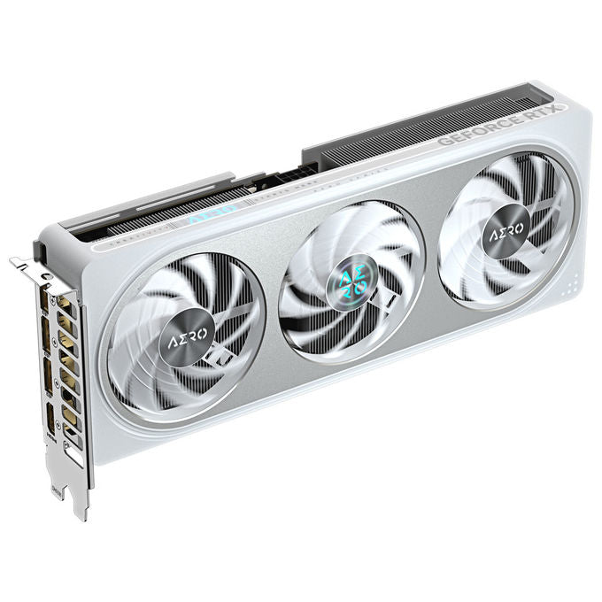 Gigabyte GV-N506TAERO OC-8GD AERO OC Scheda Grafica GeForce RTX 5060 Ti 8 GB GDDR7 128 bit PCI-E 5.0 2647 MHz WINDFORCE 3X colore Bianco