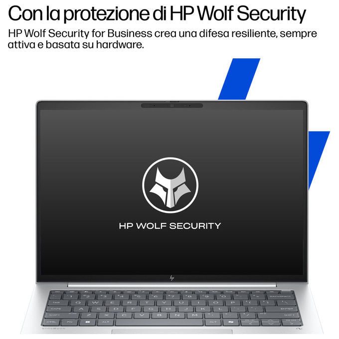 HP AD2Y6ET EliteBook 8 G1i Notebook 16 pollici Intel Core Ultra 7 512GB SSD 16GB RAM Windows 11 Pro colore Argento