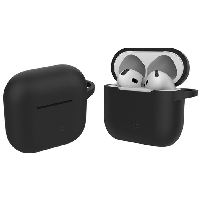 Celly Aircase per AirPods 4 Nera in Silicone