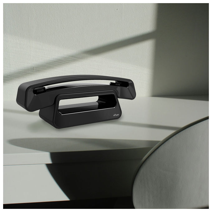 Alcatel ATL1428155 ePure 3 Iconic Telefono DECT Cordless Vivavoce Rubrica 100 Contatti Portata 300 m colore Nero