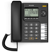 Alcatel ATL1423600 T78 Telefono Fisso a Filo Display Alfanumerico Vivavoce 8 Tasti Memoria Diretta Blocco Chiamate colore Nero