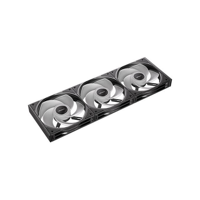 Antec C120R Ventola da 12cm ARGB PWM per PC, Nero (3 pezzi)