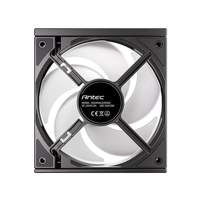 Antec C120R Ventola da 12cm ARGB PWM per PC, Nero (3 pezzi)