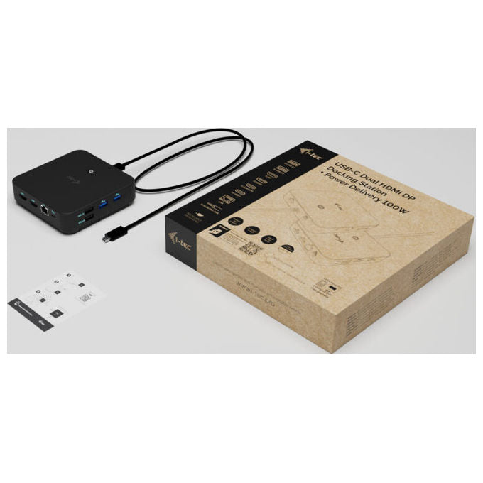 I-tec Docking Station USB-C DP Dual HDMI 100W
