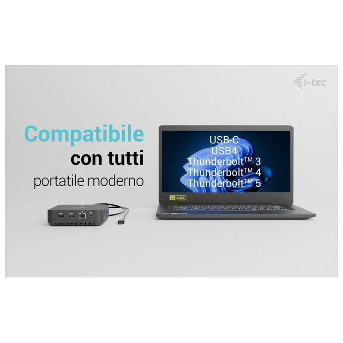 I-tec Docking Station USB-C DP Dual HDMI 100W