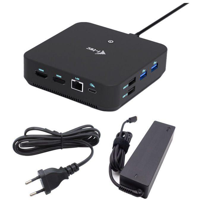 I-tec Docking Station USB-C DP Dual HDMI con Power Delivery 100W