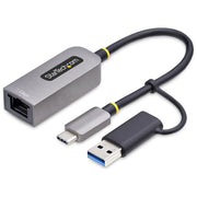 Startech Adattatore Usb-C Ethernet 10 100 1000Mbps Grigio