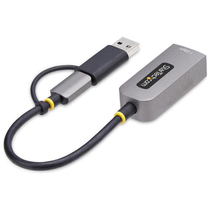 Startech Adattatore Usb-C Ethernet 10 100 1000Mbps Grigio