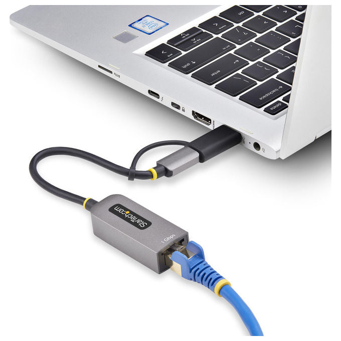 Startech Adattatore Usb-C Ethernet 10 100 1000Mbps Grigio