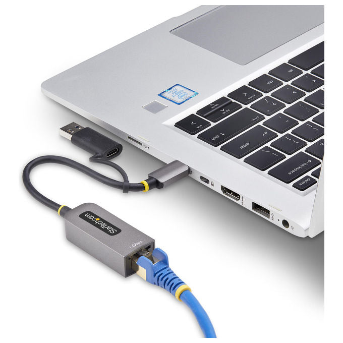 Startech Adattatore Usb-C Ethernet 10 100 1000Mbps Grigio